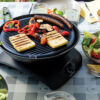 Zona de cocción reversible para plancha o grill